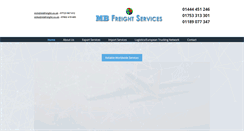 Desktop Screenshot of mbfreightservices.co.uk